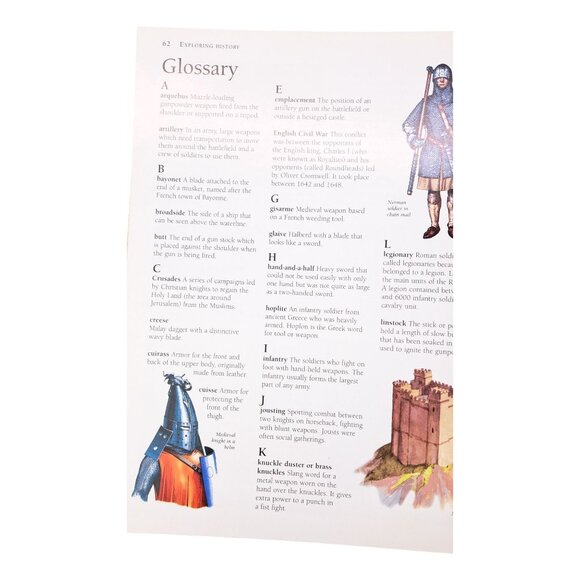 Vintage Exploring History Ancient Weapons Hardcover Book By Will Fowler Hardback - Picture 4 of 13